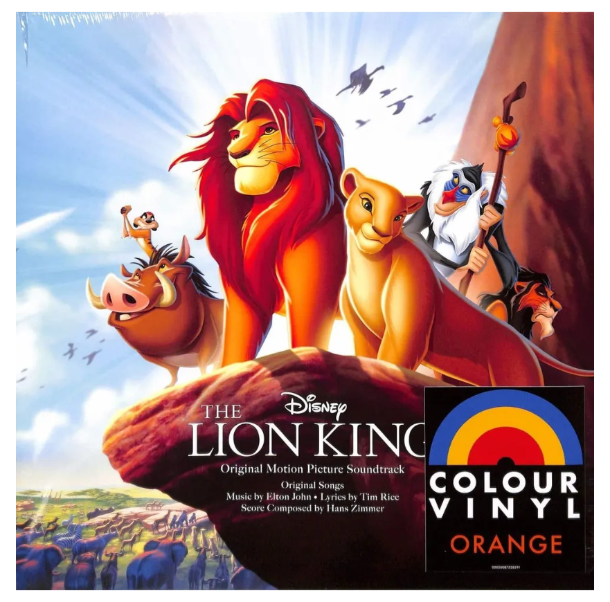 Walt Disney Records Various,Elton John, Tim Rice, Hans Zimmer/The Lion King (Orange Vinyl)