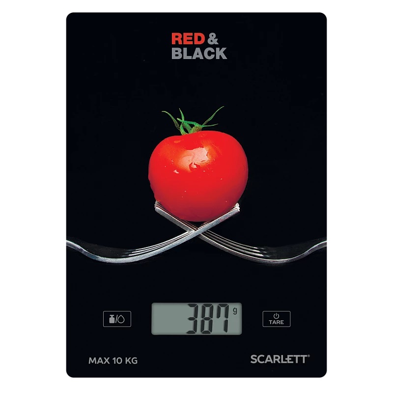 

Весы кухонные Scarlett SC-KS57 черный, красный, SC-KS57