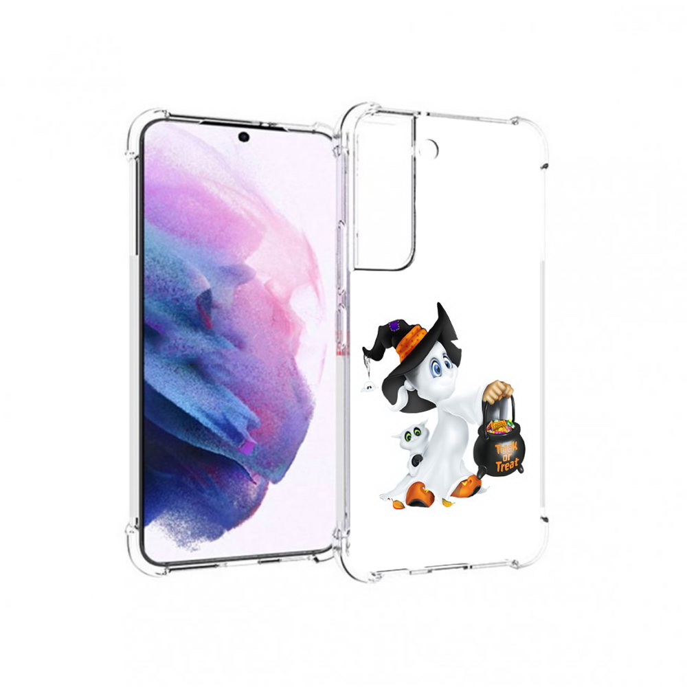 

Чехол MyPads Tocco для Samsung Galaxy S22 Маленький призрак (PT194926.508.113), Прозрачный, Tocco