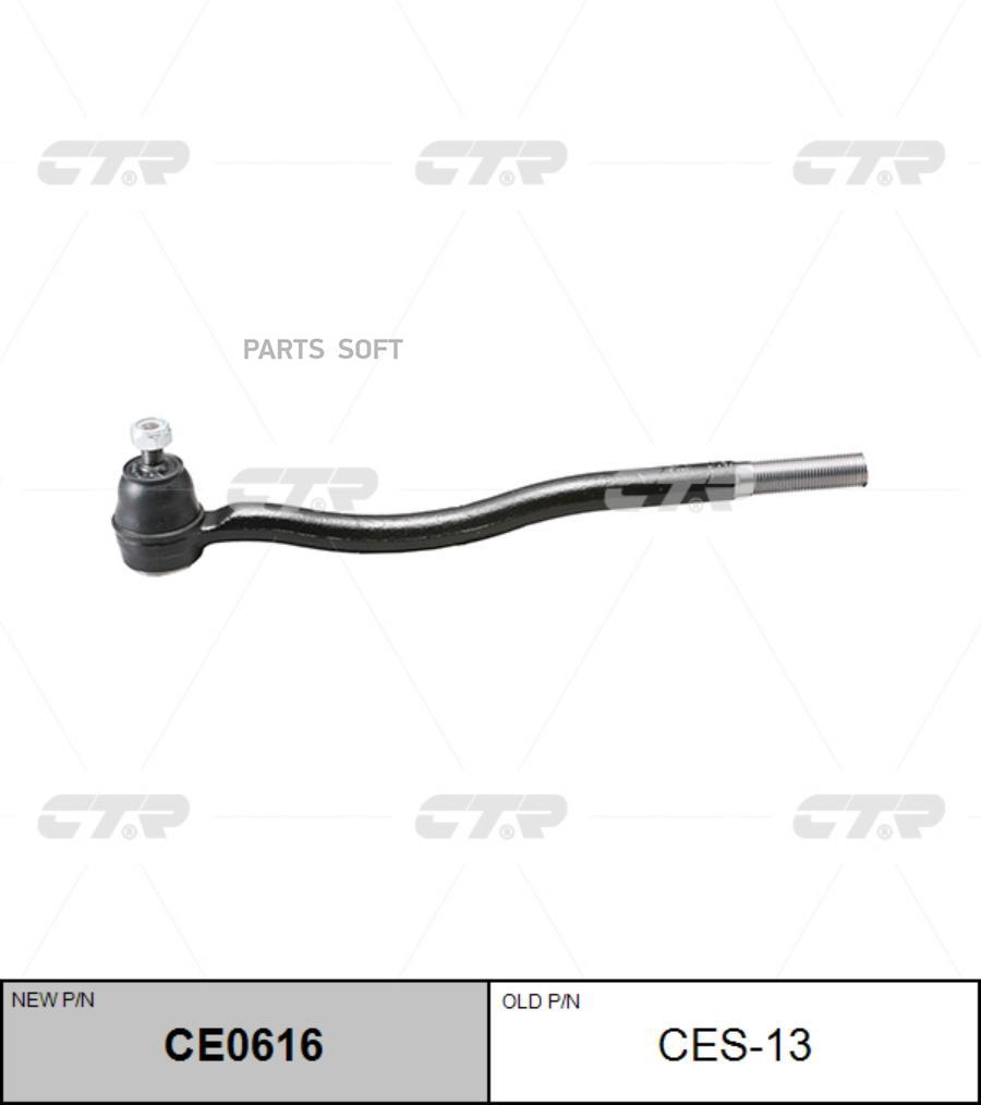 

CTR Наконечник рулевой тяги внутр.[M16x1,5 LHT] L/R (старый арт. CES-13), CE0616