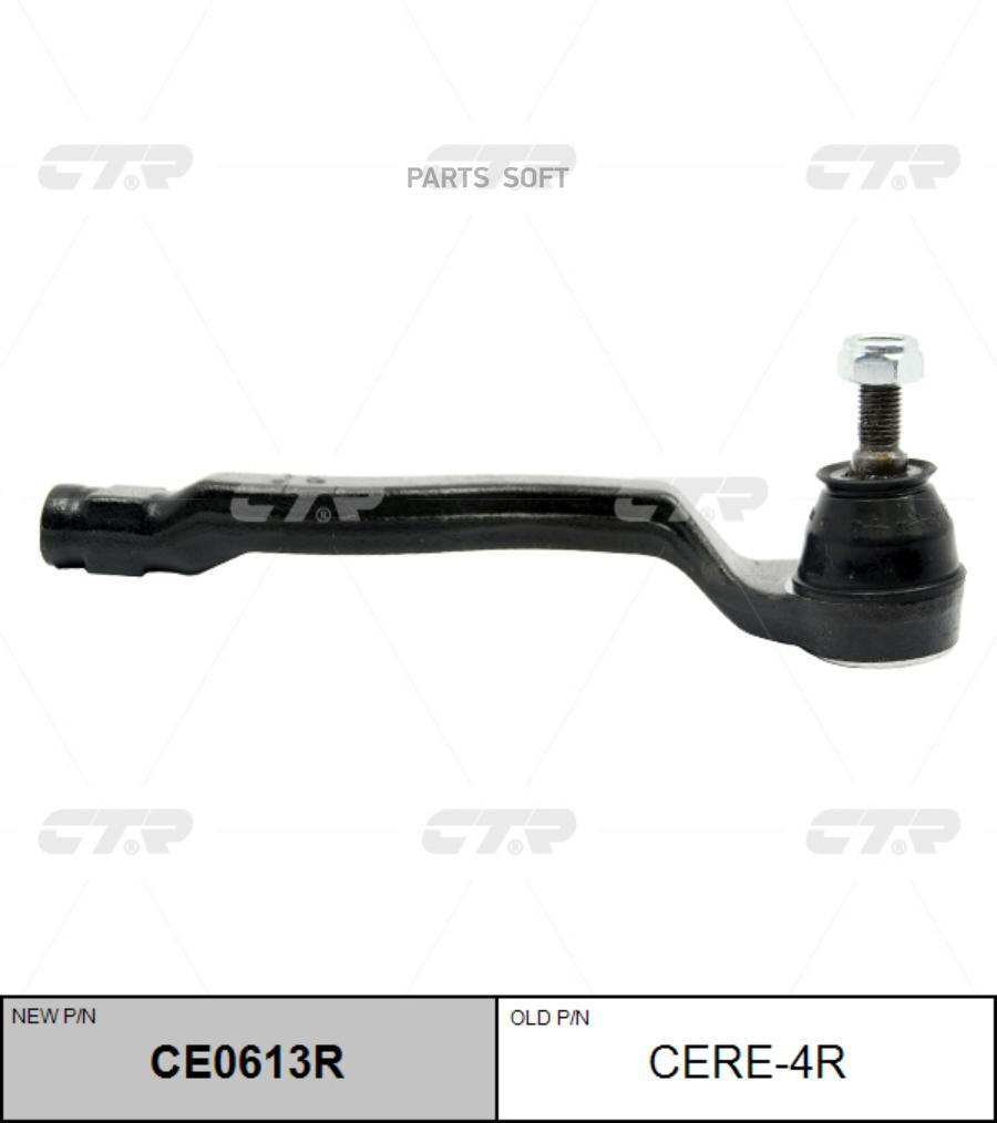 

CTR Наконечник рулевой тяги RENAULT: KANGOO 02/08-, CE0613R
