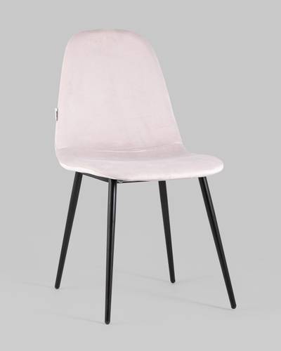 фото Стул норман велюр светло-розовый stool group