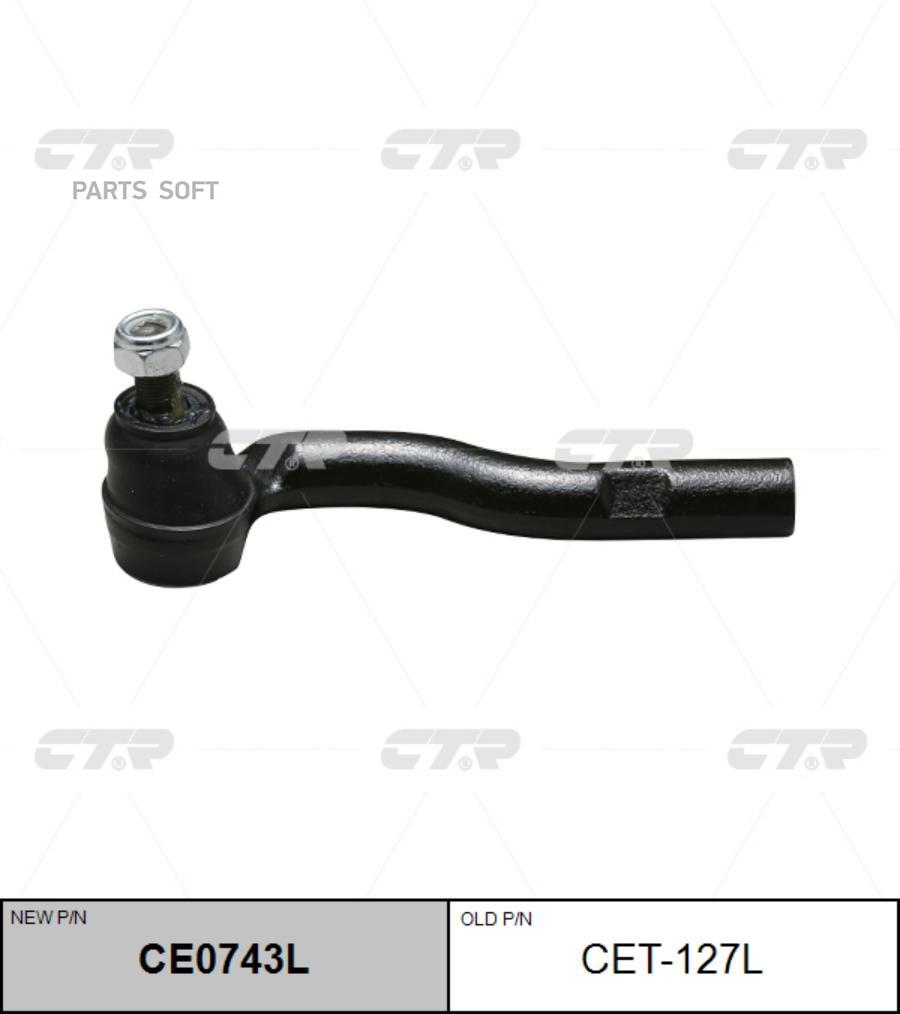 

Наконечник рулевой тяги TOYOTA CELSIOR UCF 10/11 лев CTR CE0743L, CE0743L