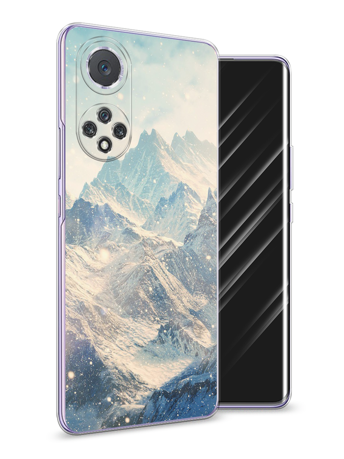 

Чехол Awog на Huawei Nova 9 "Горы 4", Голубой, 6106150-4