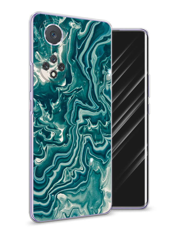 

Чехол Awog на Huawei Nova 9 "Минералы 4", Голубой, 6106150-3