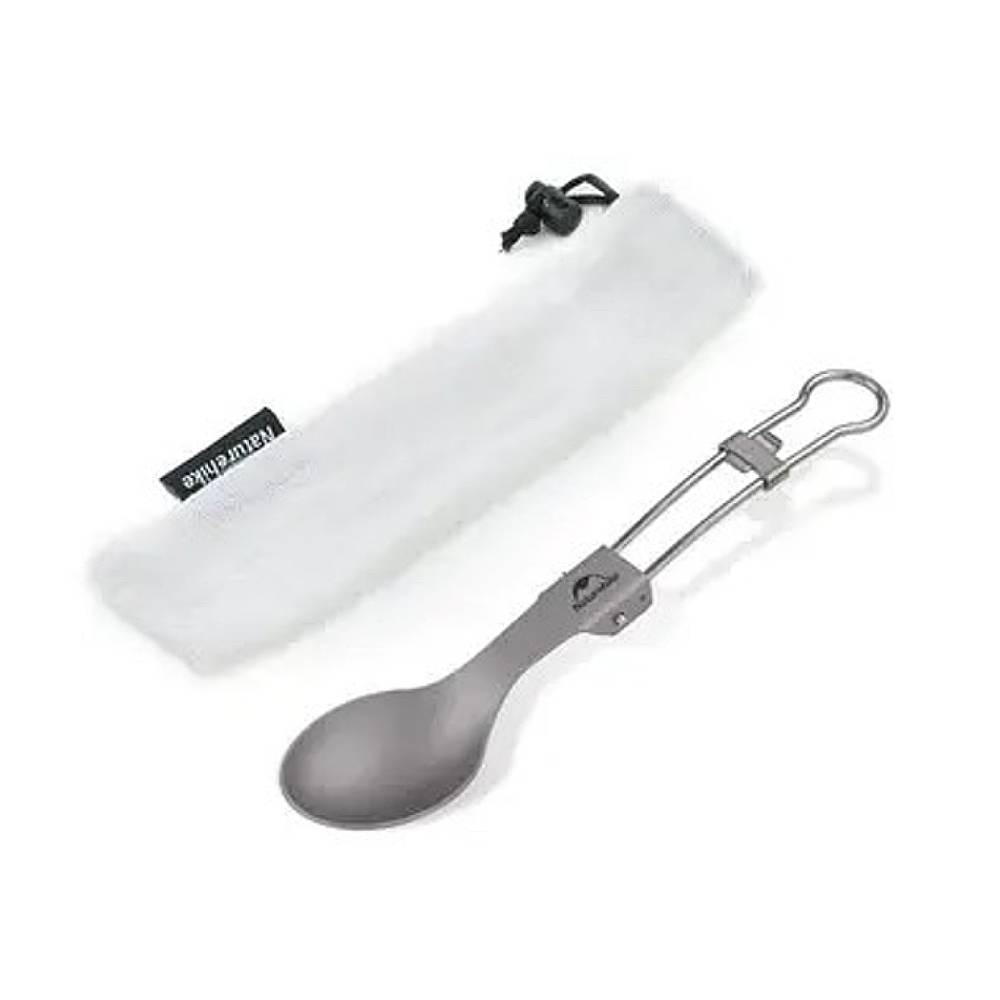

Ложка титановая складная Naturehike NH19C001-J, Серебристый, Travel Folding Tableware Spoon