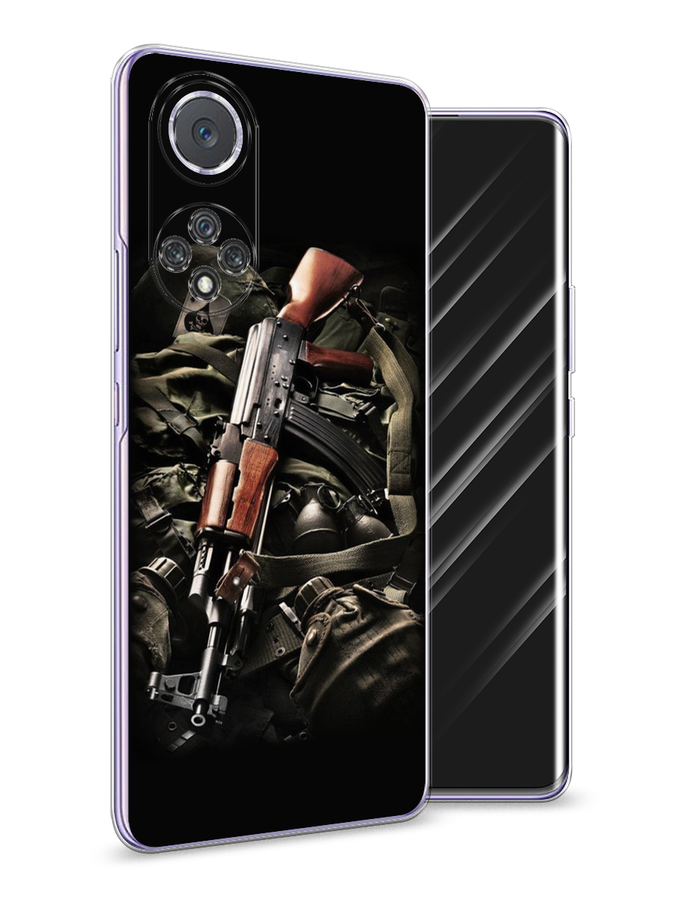 

Чехол Awog на Huawei Nova 9 "Автомат", Черный;коричневый;серый, 6106150-5