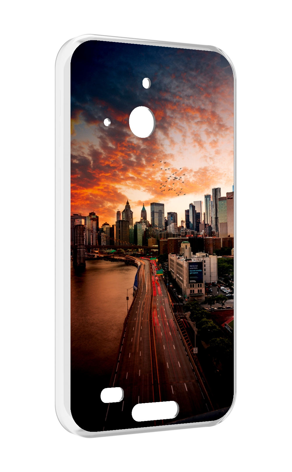 

Чехол MyPads американский город фото для Oukitel WP20 / WP20 Pro, Прозрачный, Tocco