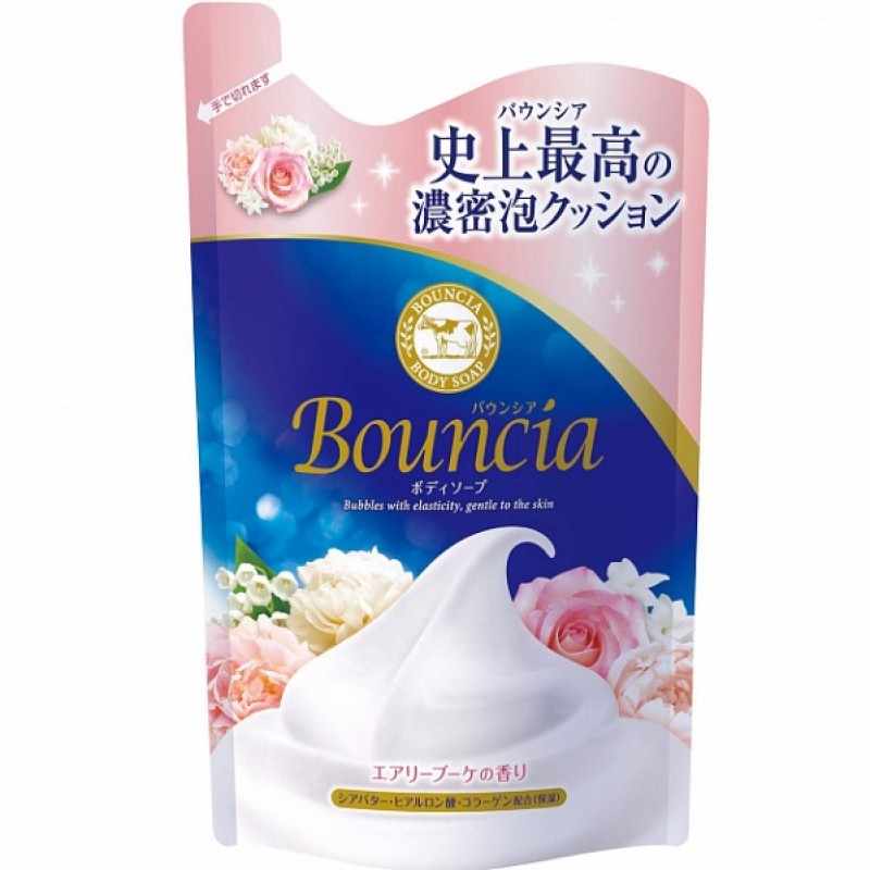 Жидкое увлажняющее мыло для тела Bouncia COW с маслом ши 360мл жидкое увлажняющее мыло для тела bouncia с гиалоурановой кислотой и коллагеном 500 мл