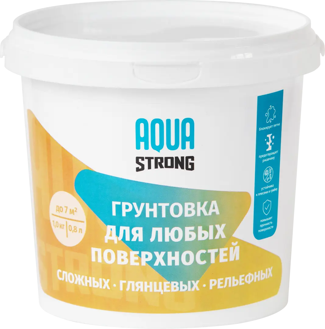 Грунтовка универсальная Nevel Silver Aquastrong 1 кг