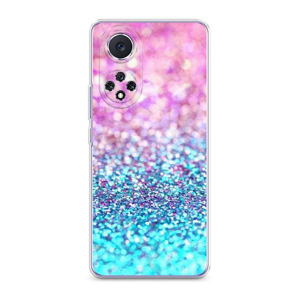 

Чехол Awog "Розово-голубые глиттеры рисунок" для Huawei Nova 9