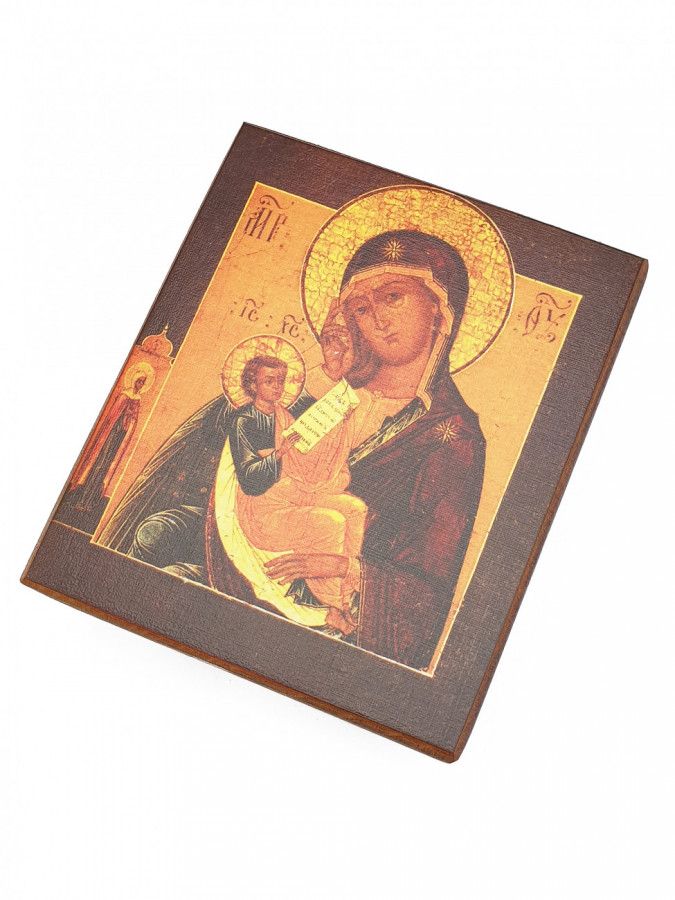 

Икона Божия Матерь Утоли моя печали, под старину, 20х23 см