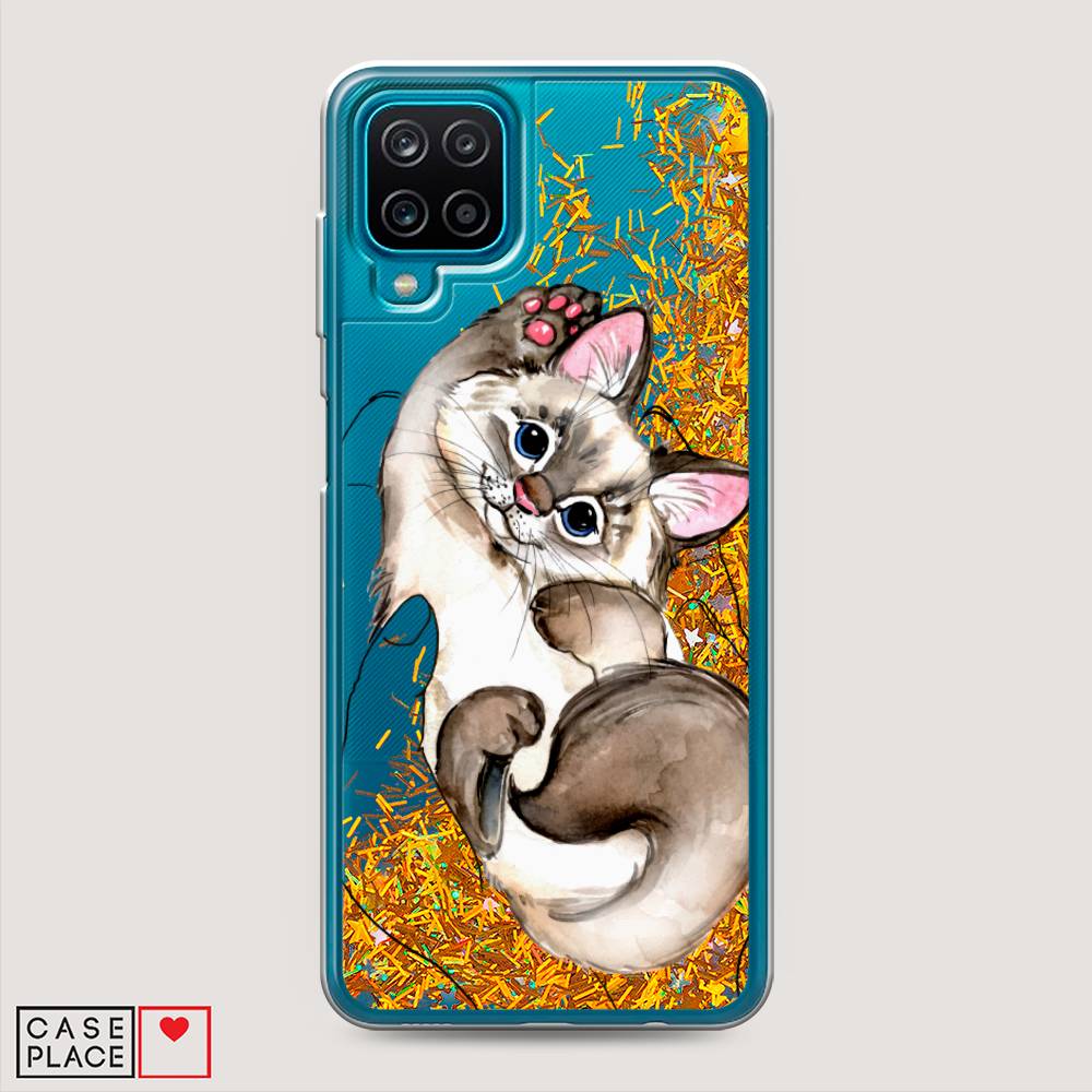 

Чехол Awog на Samsung Galaxy A12 / Самсунг A12 "Котенок в ладошках", Разноцветный, 2101690-1