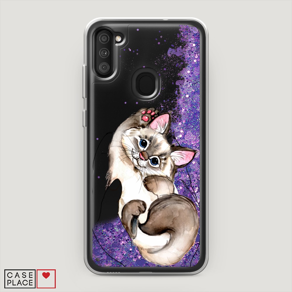 

Чехол Awog на Samsung Galaxy A11 / Самсунг A11 "Котенок в ладошках", Разноцветный, 2100192-1