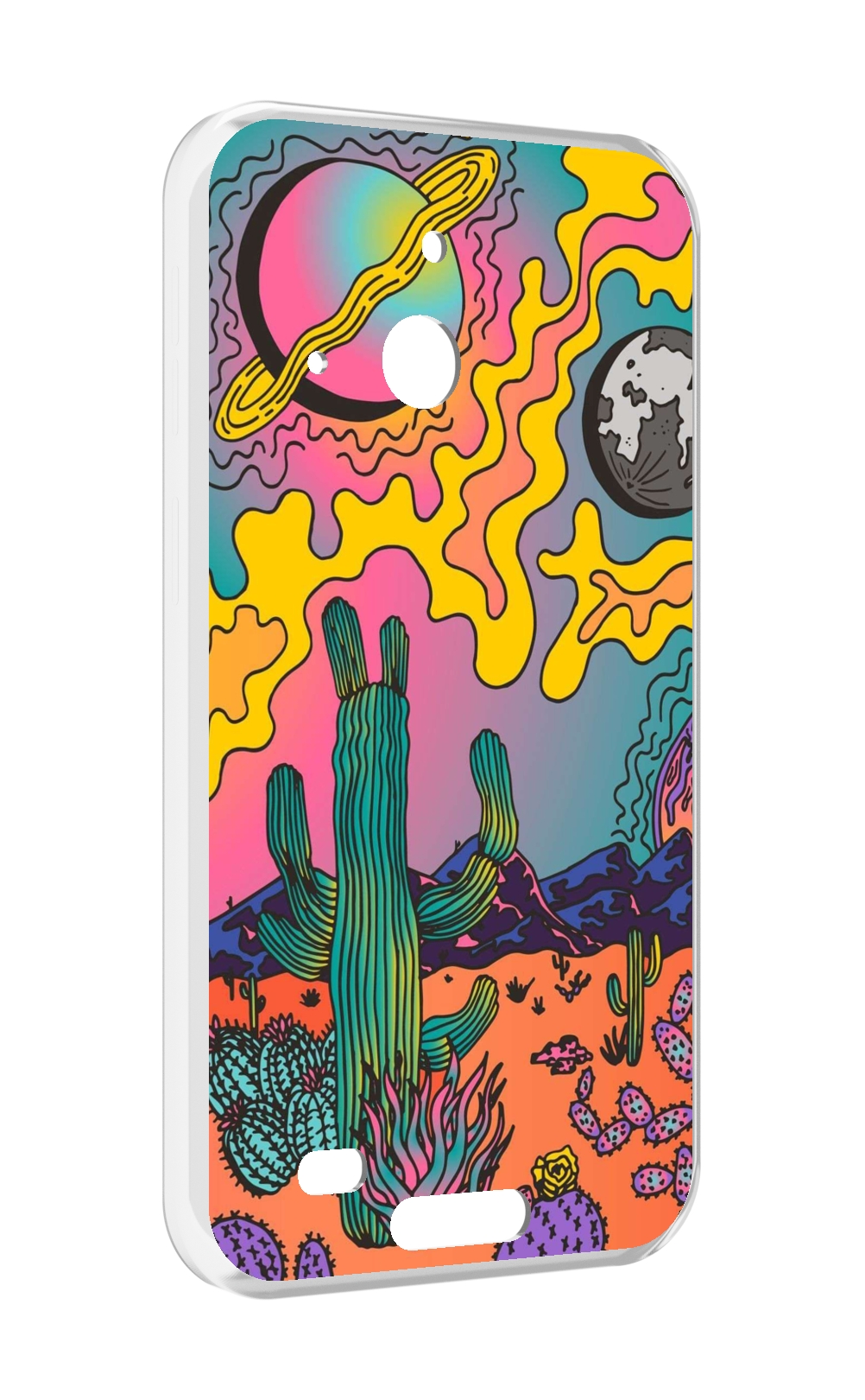 

Чехол MyPads акварельные рисунки для Oukitel WP20 / WP20 Pro, Прозрачный, Tocco