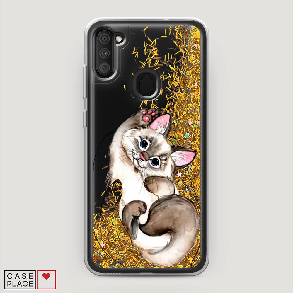 

Чехол Awog на Samsung Galaxy A11 / Самсунг A11 "Котенок в ладошках", Разноцветный, 2100190-1