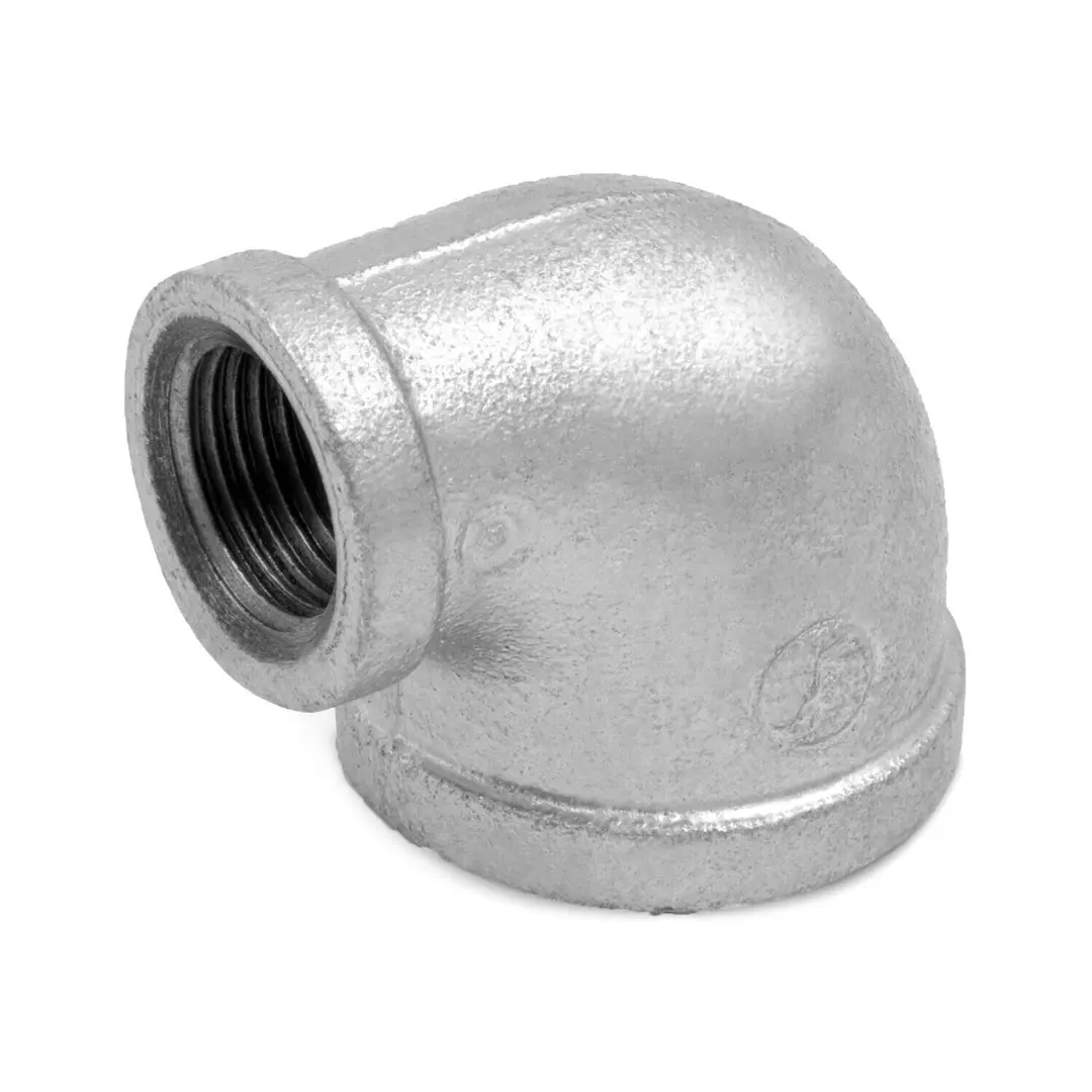

Угольник переходной 3/4"x1/2" внутренняя резьба оцинкованный чугун, Серый