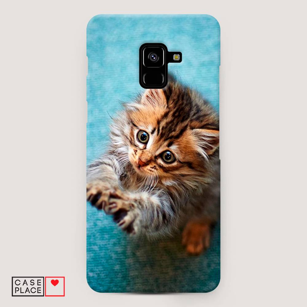 

Чехол Awog "Котенок просит есть" для Samsung Galaxy A8 +