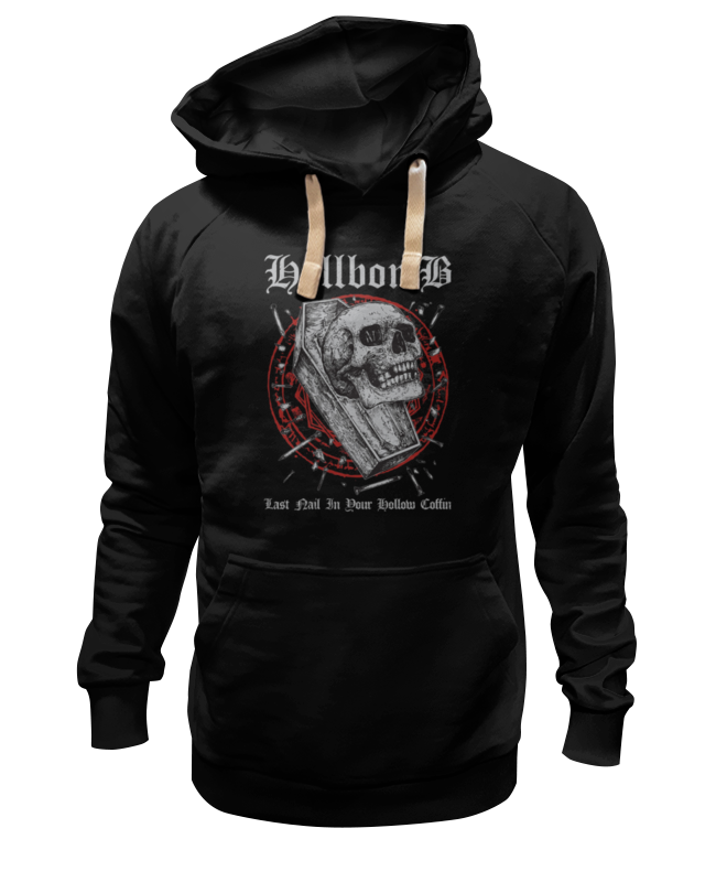 Толстовка унисекс Printio Hellbomb черная XL