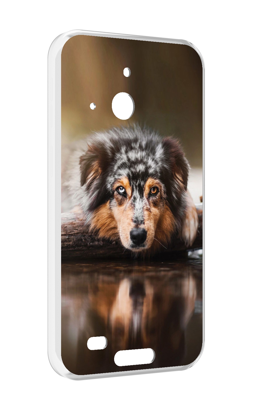 

Чехол MyPads австралииская овчарка для Oukitel WP20 / WP20 Pro, Прозрачный, Tocco