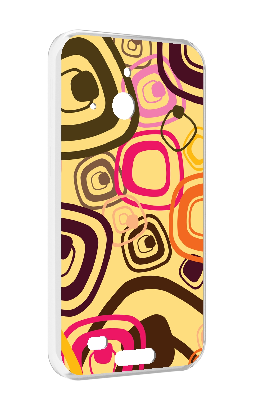 

Чехол MyPads абстракция-на-желтом-фоне для Oukitel WP20 / WP20 Pro, Прозрачный, Tocco
