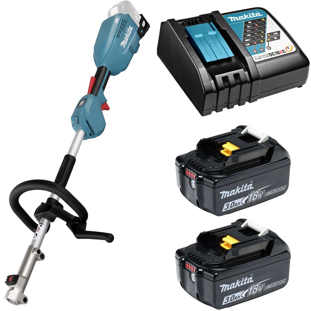 

Комбимотор аккумуляторный Makita DUX18RFE 18В - 470Вт акк 2х3Ач, з/у, Зеленый, DUX18RFE