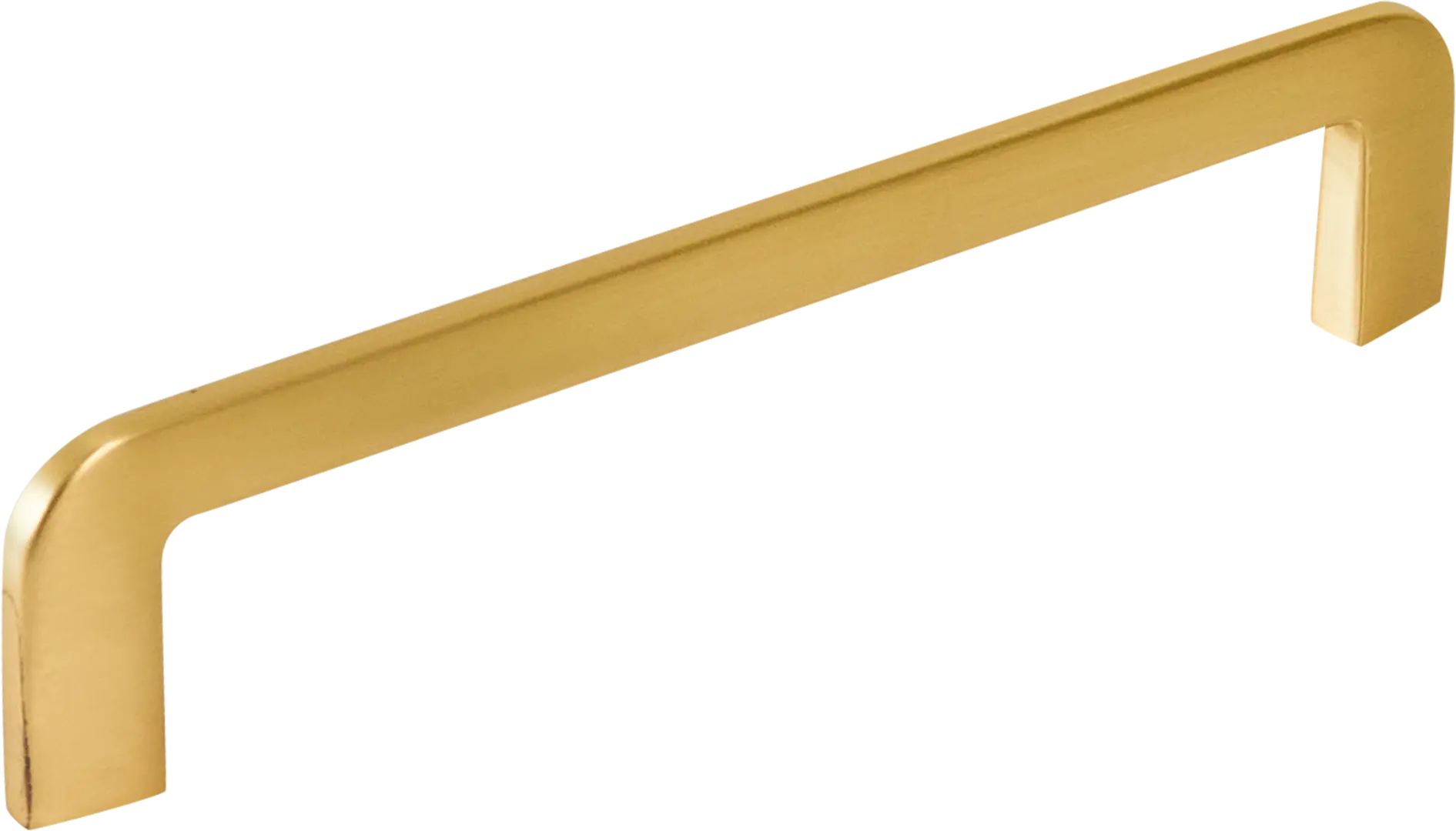 Ручка-скоба L4.032 ЦАМ 128 мм цвет золото
