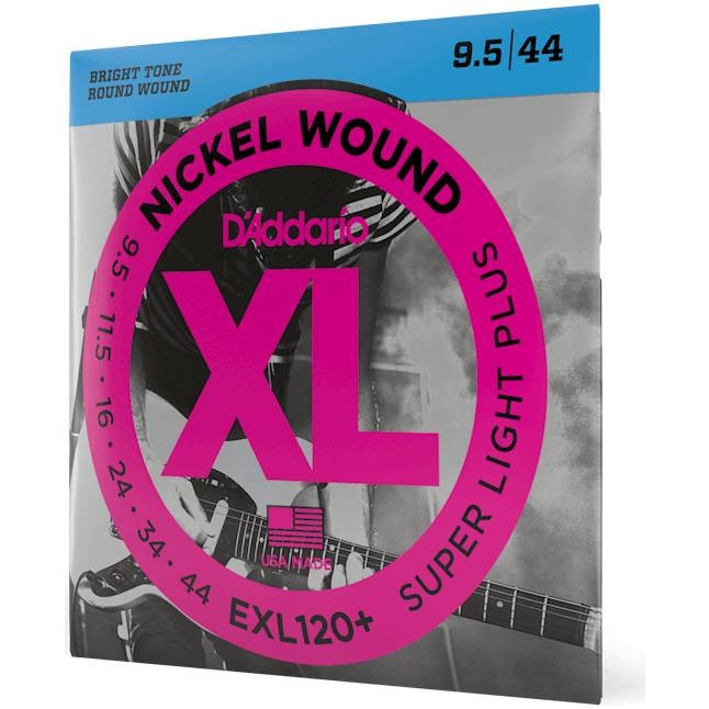 

Daddario Exl120+ струны для электрогитары, Super Light Plus, никель, 9.5-44