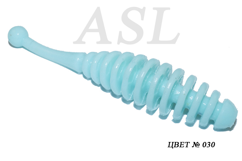 

Силиконовая приманка ASL Бу-Бу цв. 030 L-7 см 7шт/уп, Бу-бу