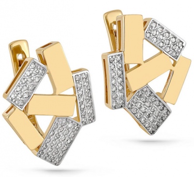 

Серьги из желтого золота с бриллиантом Kabarovsky 12-2926-1000, 12-2926-1000