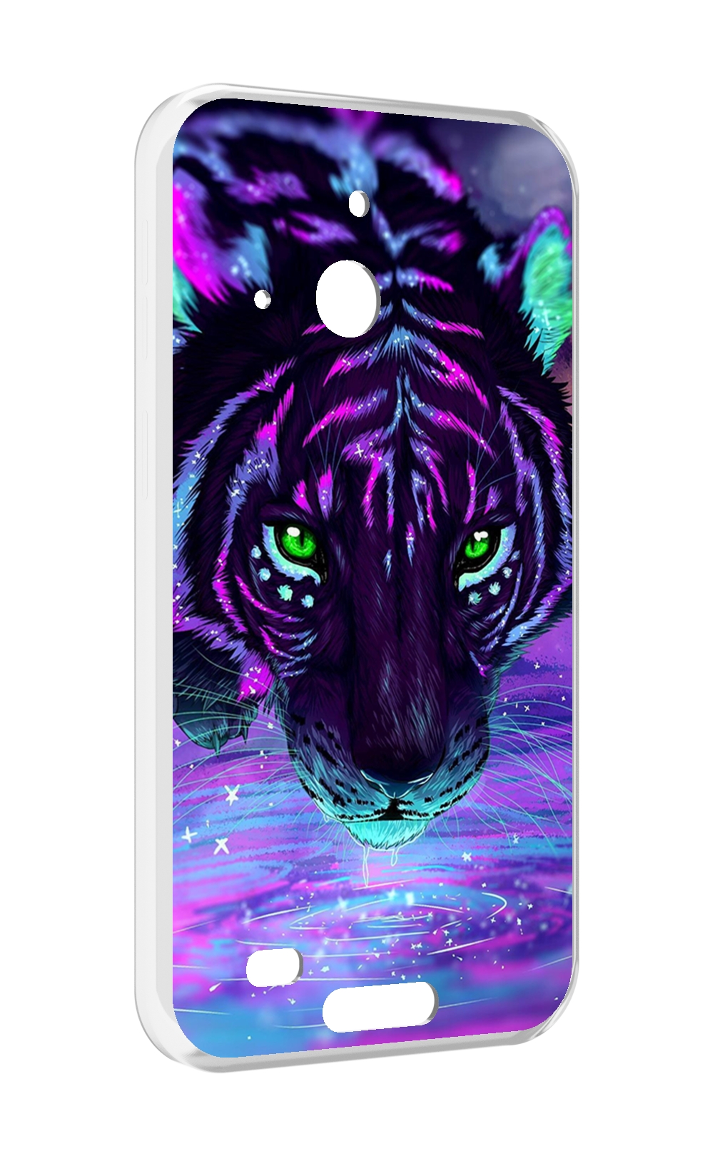 

Чехол MyPads Тигр-неон для Oukitel WP20 / WP20 Pro, Прозрачный, Tocco