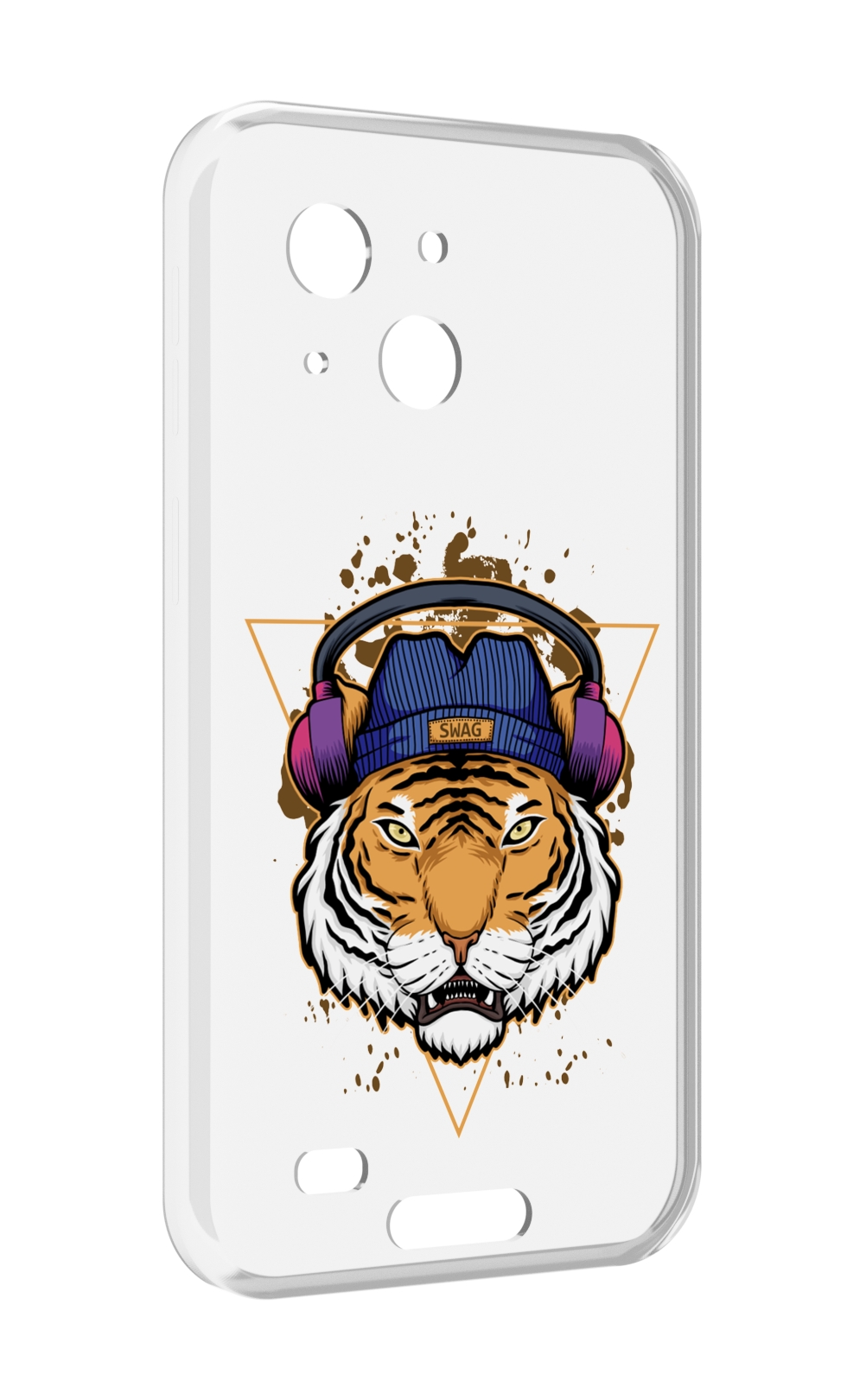 

Чехол MyPads Тигр-Свэг для Oukitel WP20 / WP20 Pro, Прозрачный, Tocco