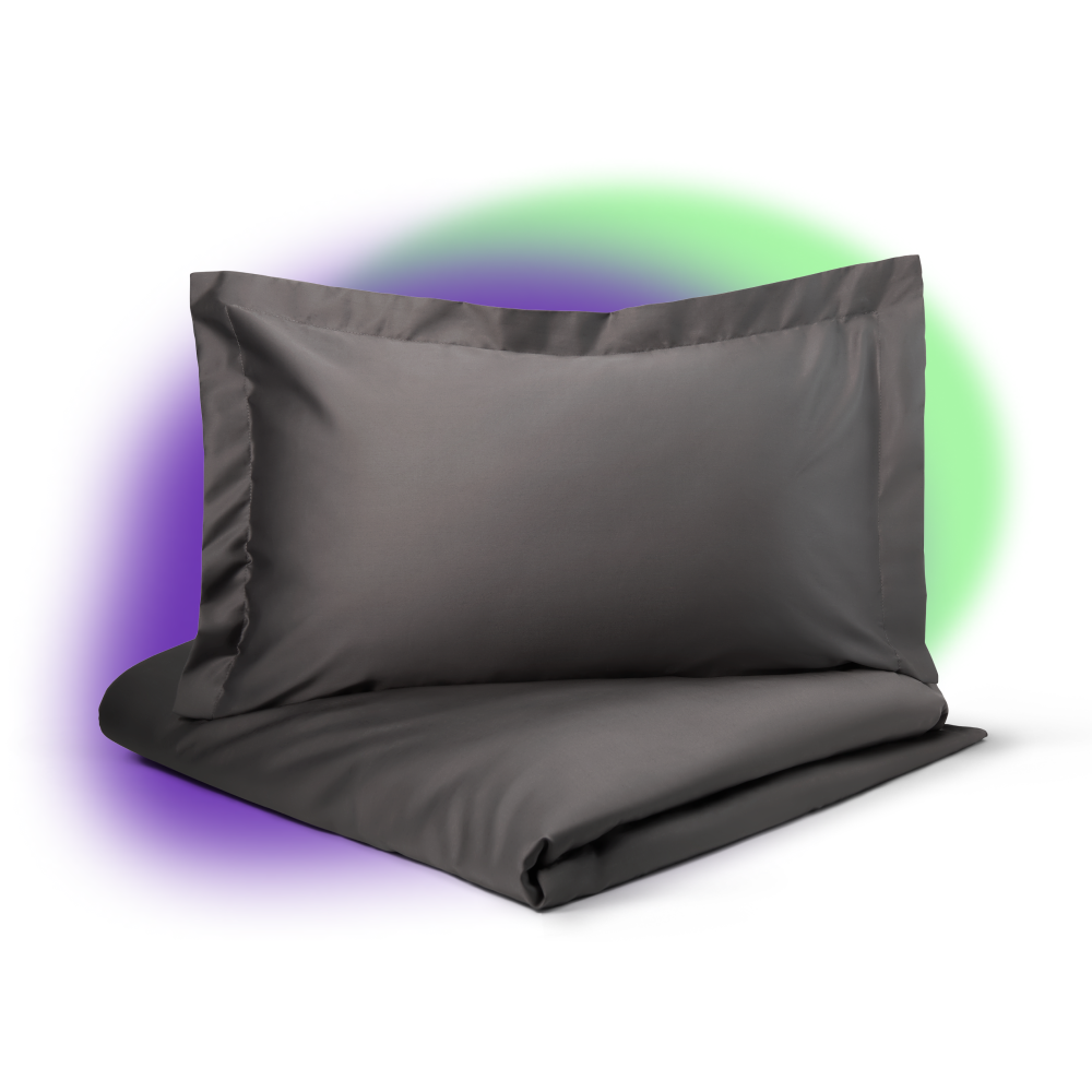 Комплект Arua Satin Lukt аналог ИКЕА LUKTJASMIN сатин 150х20050х70 тёмно-серый 4599₽