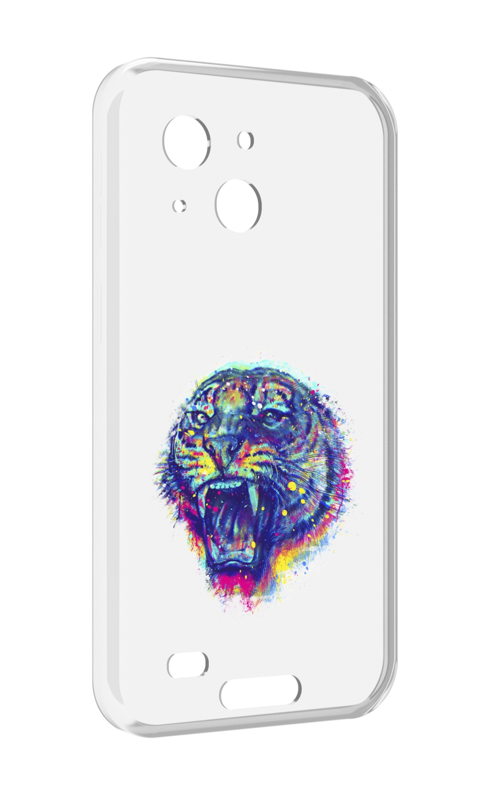 

Чехол MyPads Тигр 2 для Oukitel WP20 / WP20 Pro, Прозрачный, Tocco