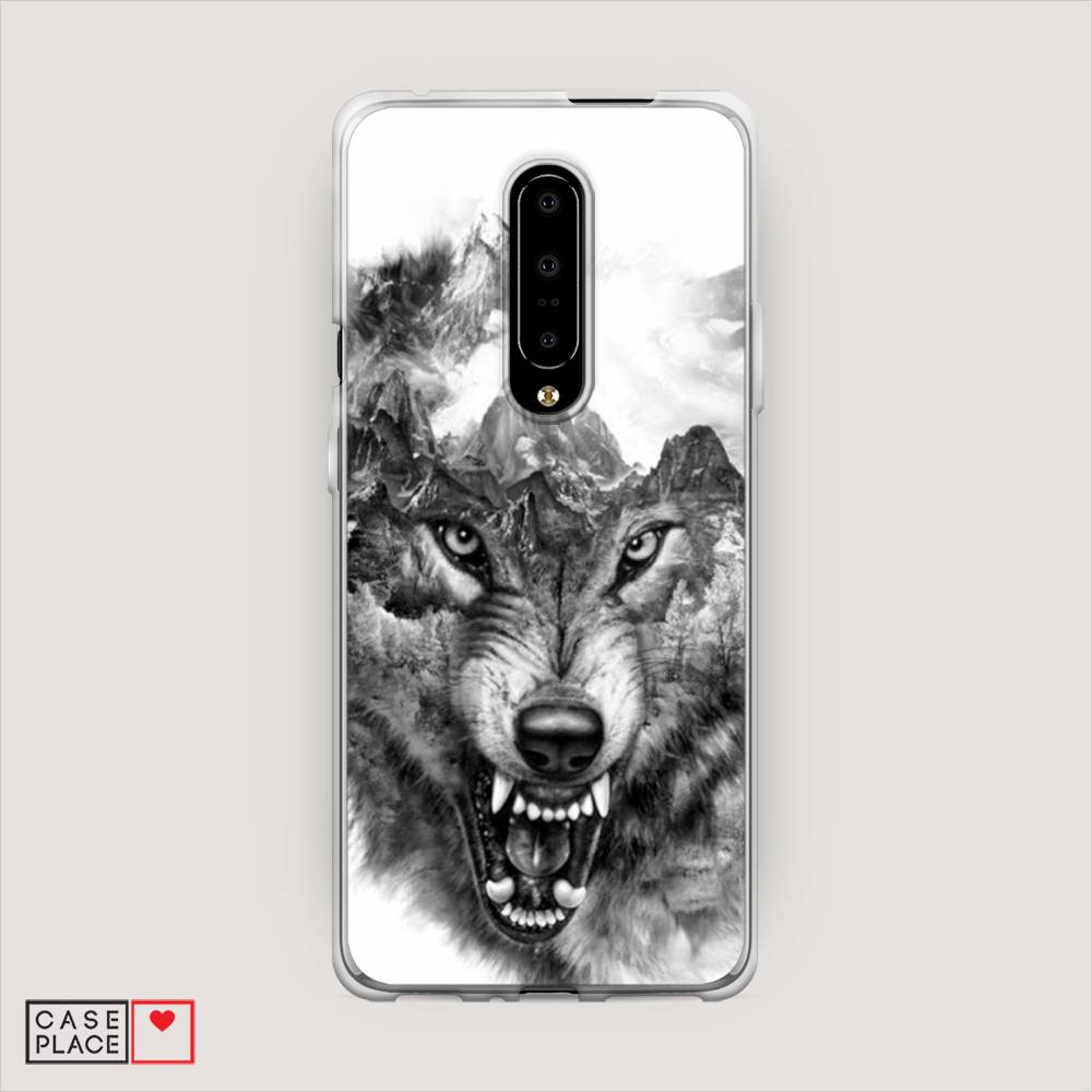 

Чехол Awog на OnePlus 7 Pro / ВанПлас 7 Pro "Волк в горах", Серый;белый;бежевый, 150850-1