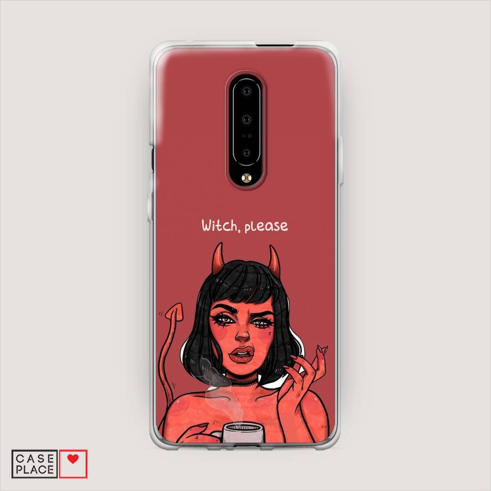 

Чехол Awog на OnePlus 7 Pro / ВанПлас 7 Pro "Evil Girl", Красный;черный, 150850-6
