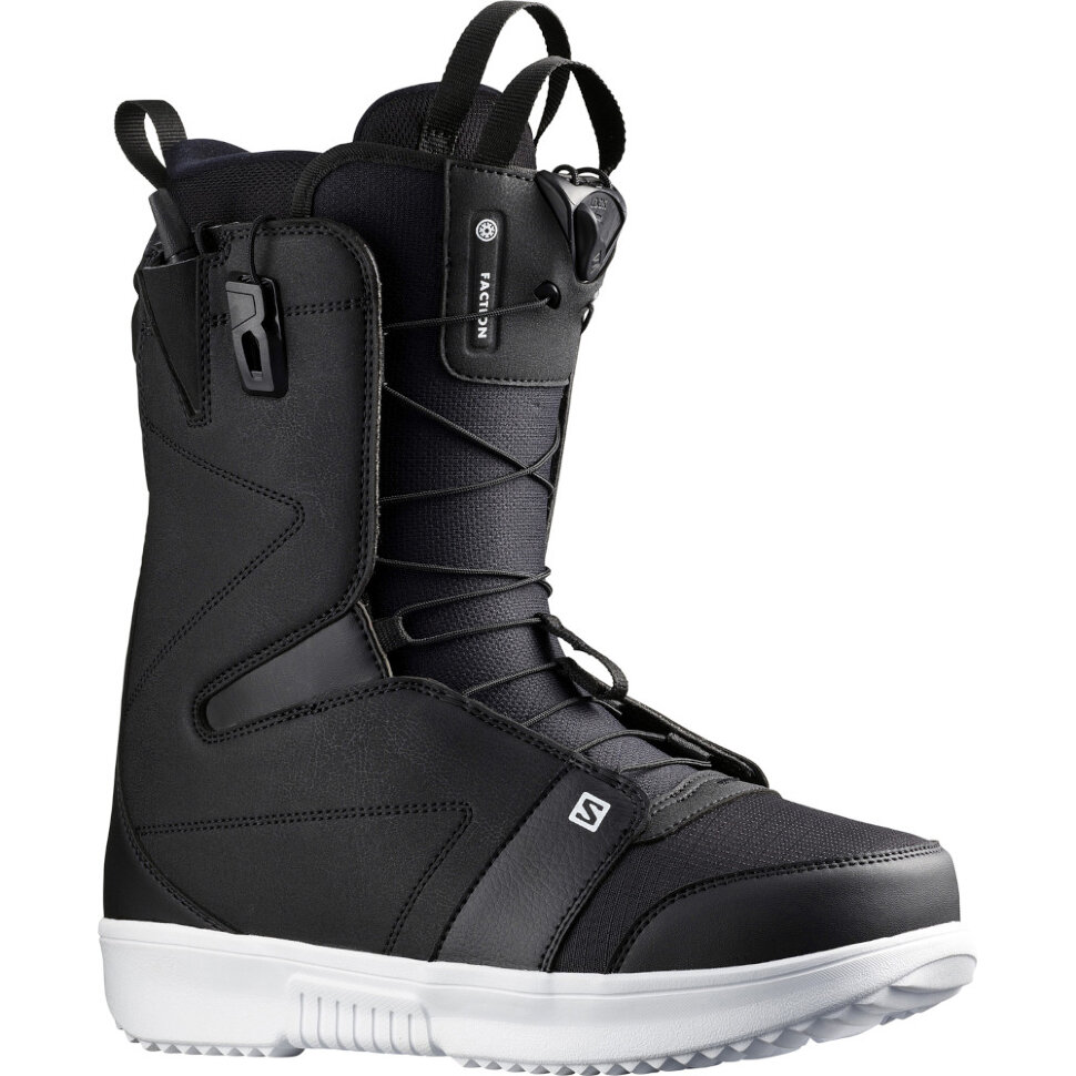 

Ботинки для сноуборда мужские SALOMON Faction Black/White/Black 2022