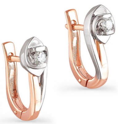 

Серьги из красного золота с бриллиантом Kabarovsky 12-0769-1000, 12-0769-1000
