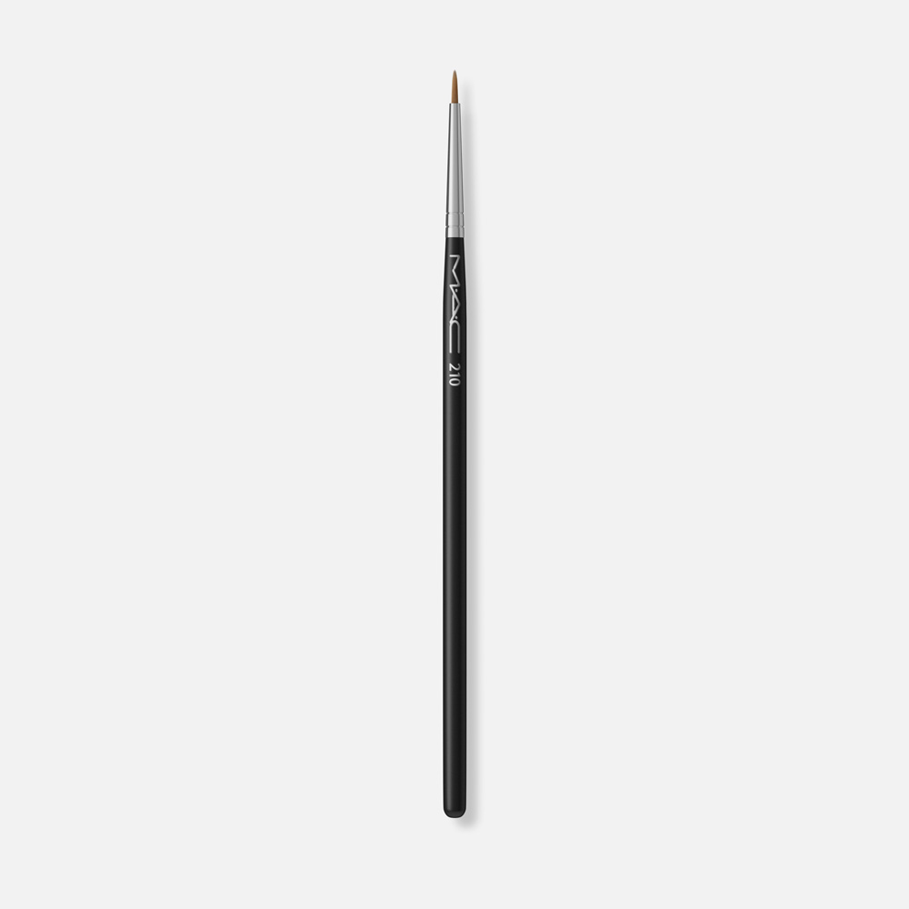 Кисть для подводки MAC Cosmetics Precise Eye Liner Brush №210 синтетическая, черная