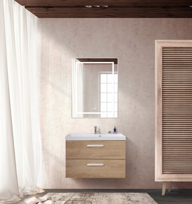 

Мебель для ванной BelBagno Aurora 80 Rovere Nebrasca Nature