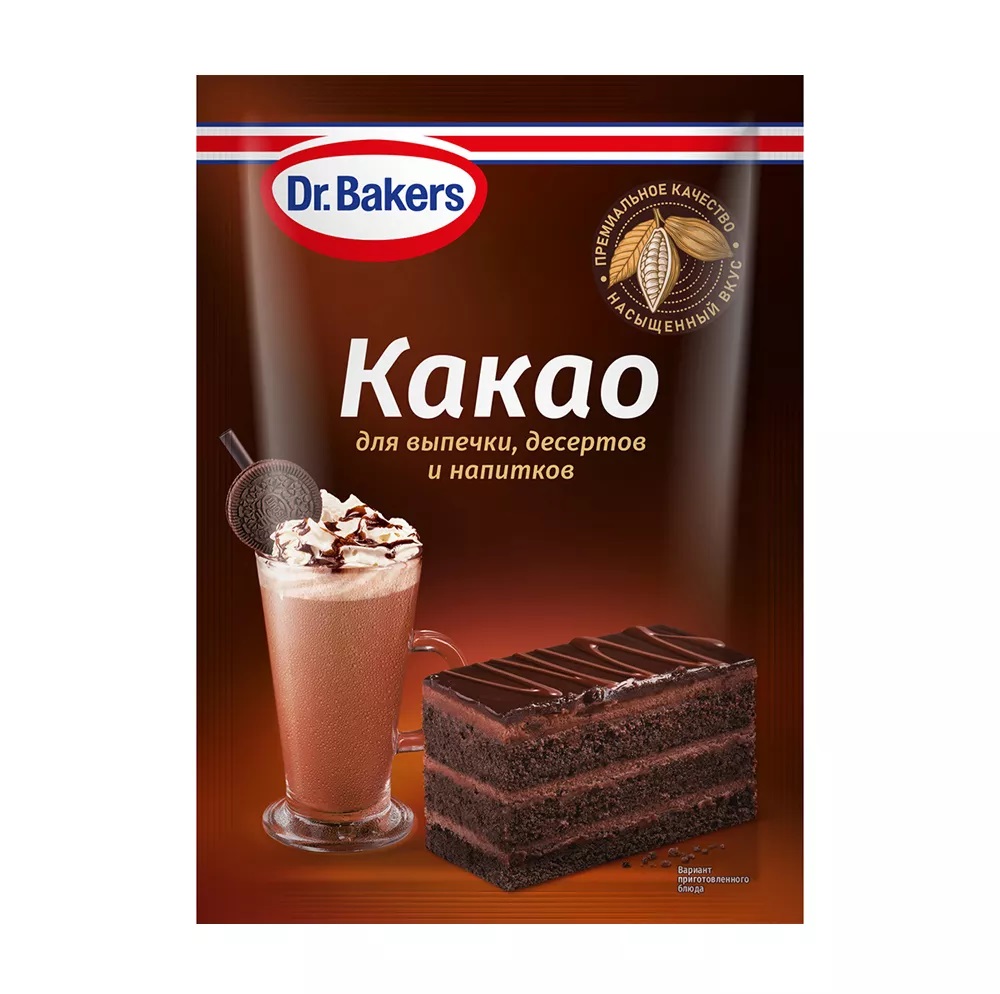 Какао-порошок Dr. Bakers 25 г