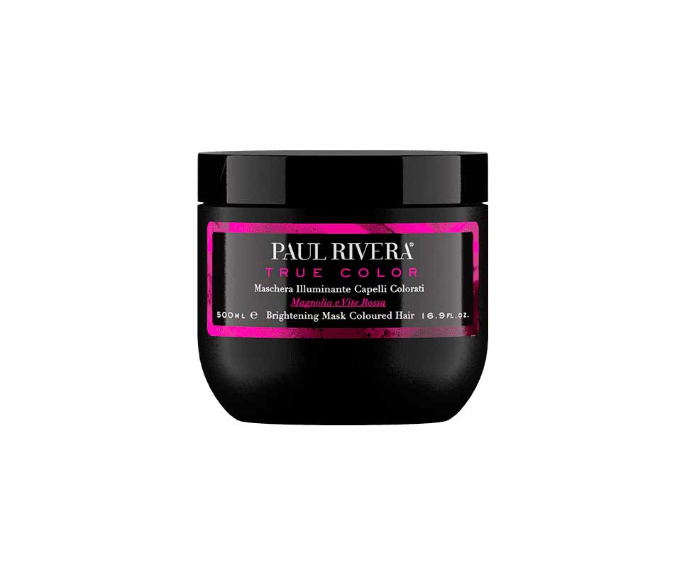 Маска для окрашенных волос PAUL RIVERA TRUE COLOR BRIGHTENING MASK 500 мл эко направленный спрей paul rivera с экстрактами граната и арники 300 мл