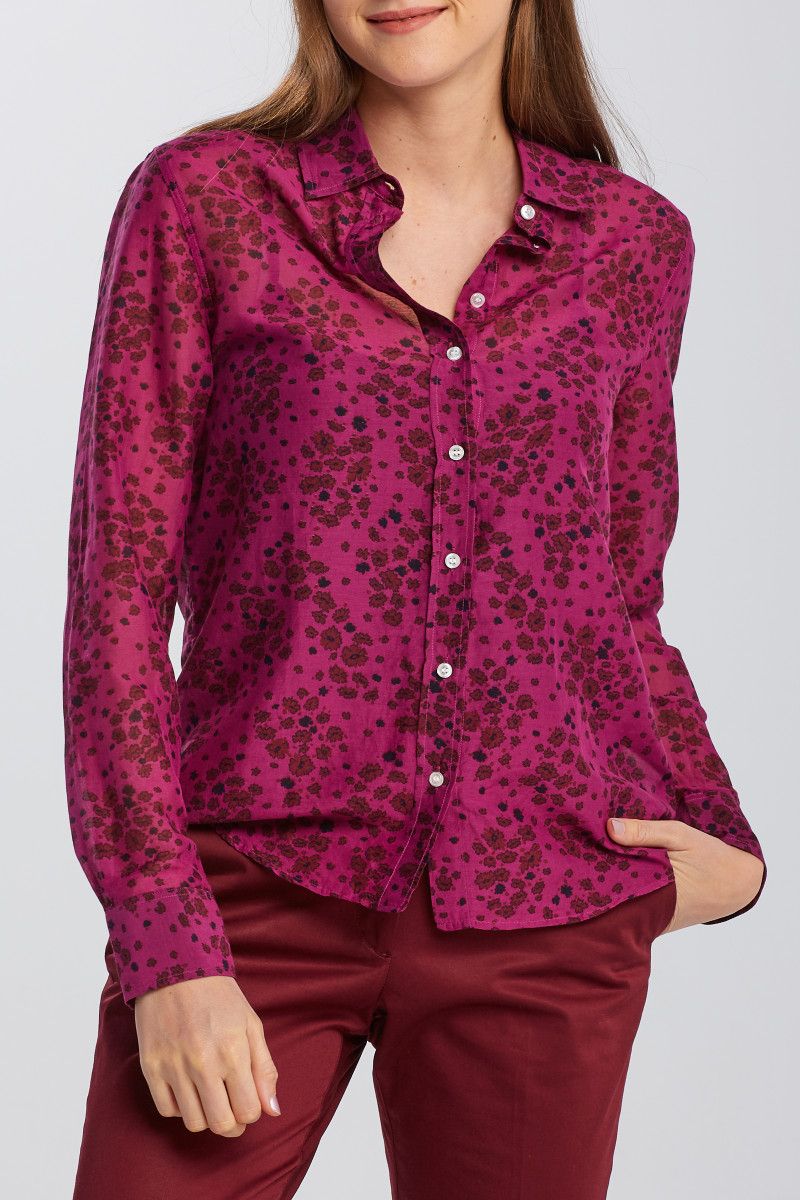 

Рубашка женская GANT 4320146 розовая 44 EU, Розовый, 4320146