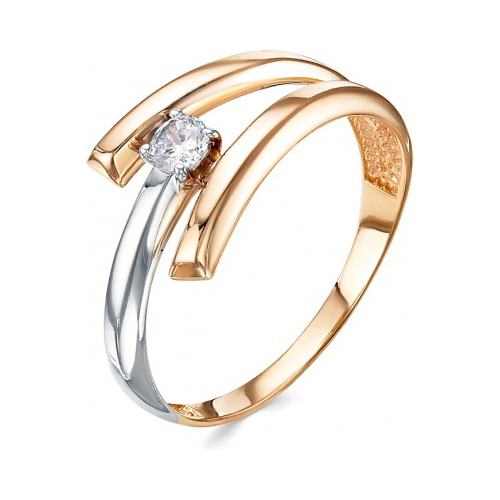 

Кольцо из красного золота с фианитом р. 18,5 Гранат 1.10.11.0831.00-3895, 1.10.11.0831.00-3895