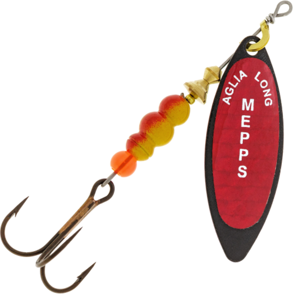

Блесна Mepps Aglia Long Redbo  BL, Красный;черный;желтый, Mepps Aglia Long Redbo 4 BL