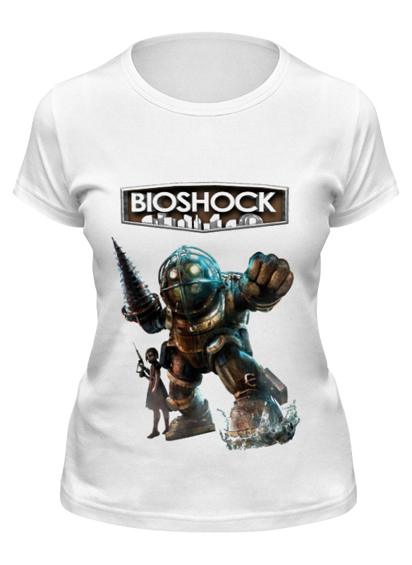 

Футболка женская Printio Bioshock (logo) белая 2XL, Белый, Bioshock (logo)