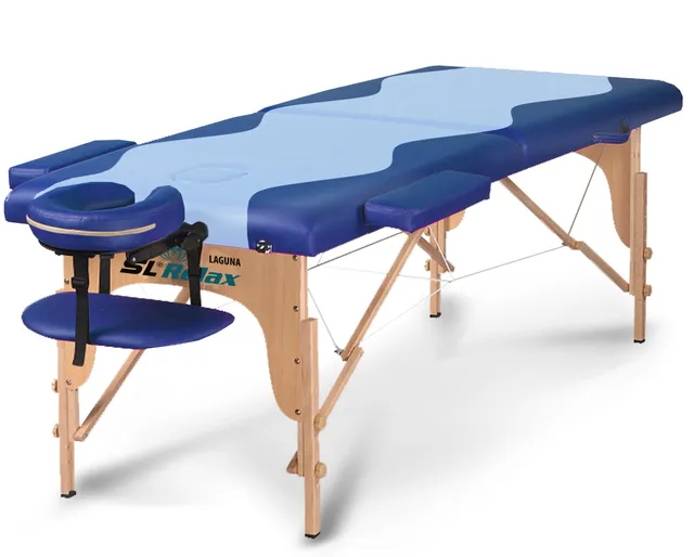 Массажный стол складной SL Relax Laguna 185x70 см с регулировкой высоты 61-87 см