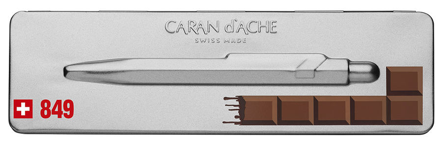 

Шариковая ручка Carandache Office Essentialy Swiss Chocolate M, металлическая коробка
