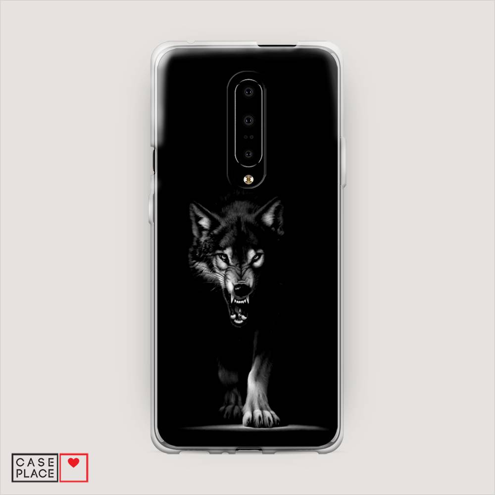 

Чехол Awog на OnePlus 7 Pro / ВанПлас 7 Pro "Волк выходит из ночи", Серый;черный;белый, 150850-1