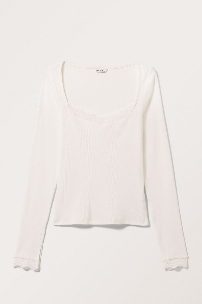 

Джемпер женский Monki 1228490 белый XL, 1228490